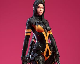 Stellar Blade | Tachy Figure Hand-Painted Fan Art