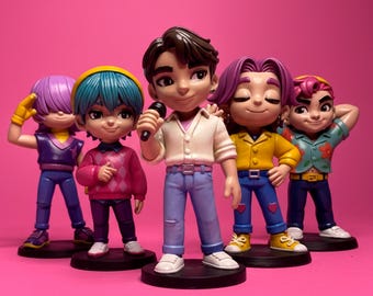 Kpop Demon Hunter Figures | Saja Boys | 3D-Printed Resin  | Fan Art