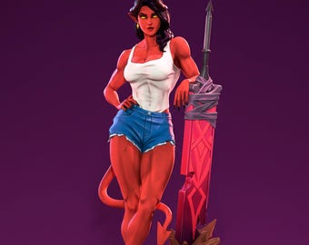 Dispatch | Malevola | 3D Printed Resin Figure | Fan Art - Choose Finish