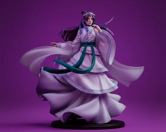 Jinshi Figure | Apothecary Diaries | 3D Printed Resin Statue | Hand-Painted & Unpainted Fan Art