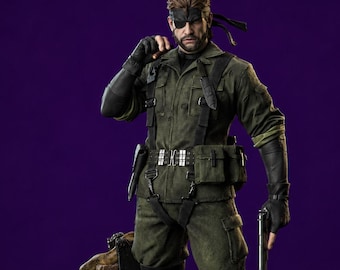 Big Boss | 3D Printed Resin Figure | Fan Art Statue - Choose Finish