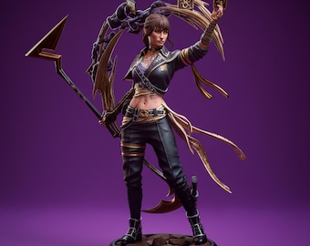 Clair Obscur Expedition 33 Figurines | Sciel 9.9" | Hand-Painted or Unpainted | Fan Art Statue
