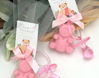 Handmade Teddy Bear Soap, Baby Shower Favors