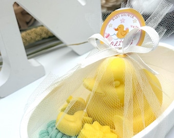 Handmade Duck Soap Baby Shower Favors – Gender Neutral Gift Set