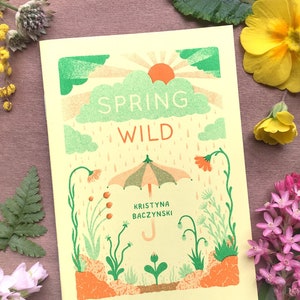 Spring Wild - Plant Zine, Comic Risograph Handmade