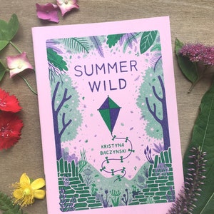 Summer Wild - Plant Zine, Comic Risograph Handmade