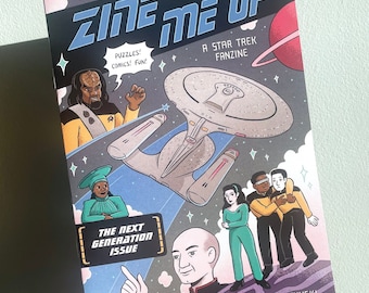 Zine Me Up - Star Trek TNG Fanzine, Activity Book, Comic