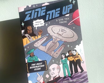 Zine Me Up - Star Trek TNG Fanzine, Activity Book, Comic