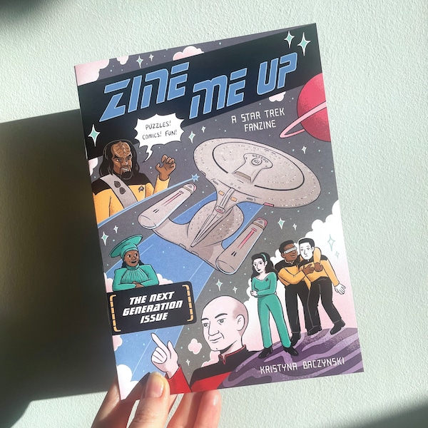 Zine Me Up - Star Trek TNG Fanzine, Activity Book, Comic