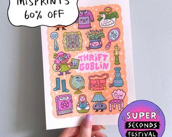 Thrift Goblin - A5 Mini Riso Misprints