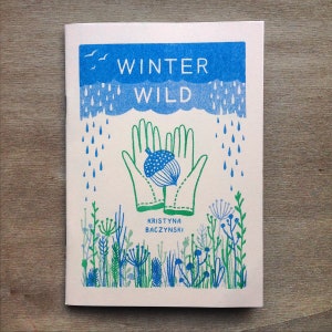 Winter Wild Plant Zine, Comic Risograph Handmade image 6