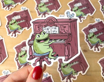 Over The Garden Wall Jason Funderberker Frog Sticker