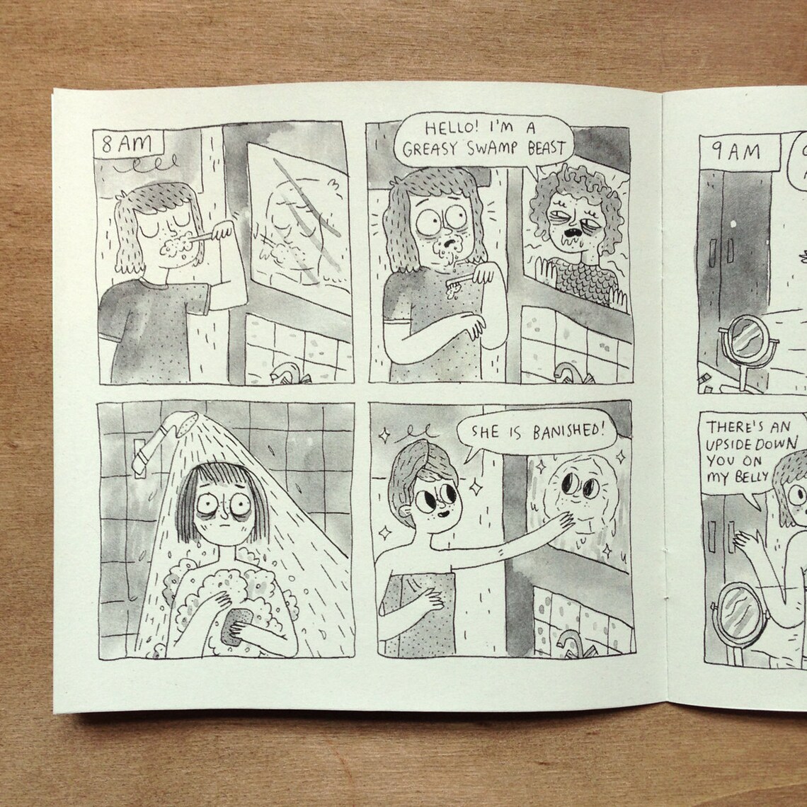 One Wednesday Comic: Diary Perzine, Hourly Comic Day - Etsy