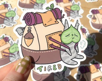 Zelda Korok Tired - Sticker