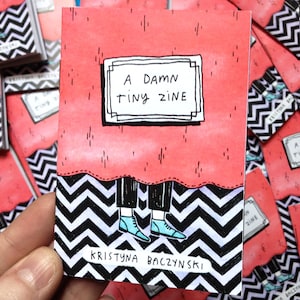 A Damn Tiny Zine Twin Peaks Art Mini-Zine, Log Lady, David Lynch image 5