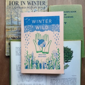 Winter Wild Plant Zine, Comic Risograph Handmade image 8