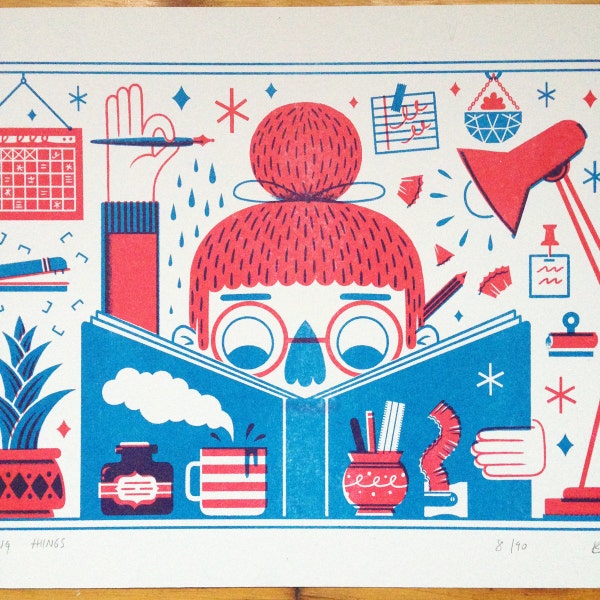 Making Things - Risograph Print