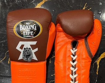 Customized Canelo Handmade No Boxing Life Boxing Gloves | With