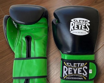 Cleto Reyes Cowhide Leather Boxing Gloves Hook And Loop Pro Sparring Training Gloves -