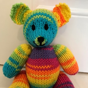 Teddy bear knit kits