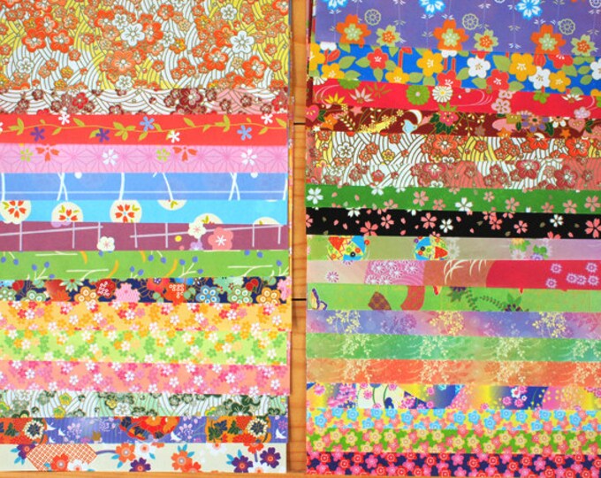 Mixed 33 Sheets of Origami Paper Set Set B Etsy