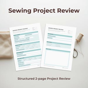 衣服縫製の改善のための縫製プロジェクトレビュー印刷可能なPDF