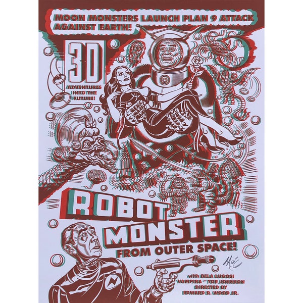 3-D Robot Monster!