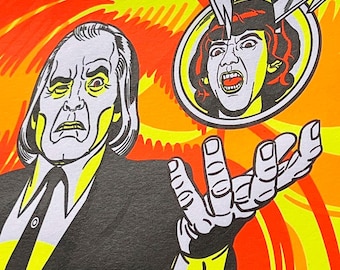 Handgezogener Siebdruck: Phantasm Limited Edition Kunstdruck (18"x24")