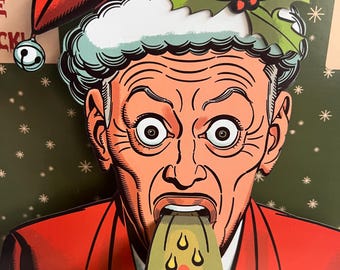 John Waters signed 2025 Pop-Up Christmas Card