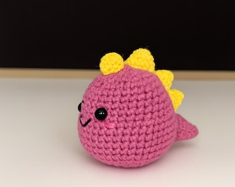 Mini Dino Amigurumi Crochet Pattern: Easy Dinosaur Toy (PDF Download)