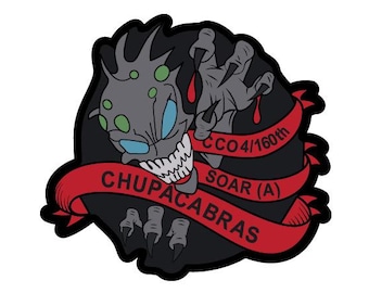 160th SOAR, Nightstalkers, 4/160 Chupacabras, 4-160, Color, Permanent