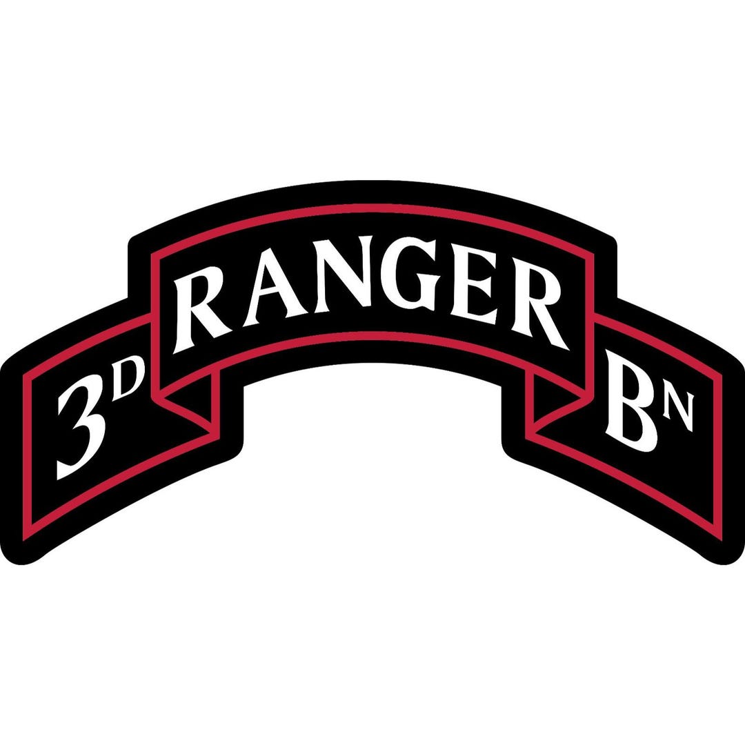 3rd Bn 75th Ranger Regiment Scroll, Perma-sticker, Full Color, 3/75 - Etsy