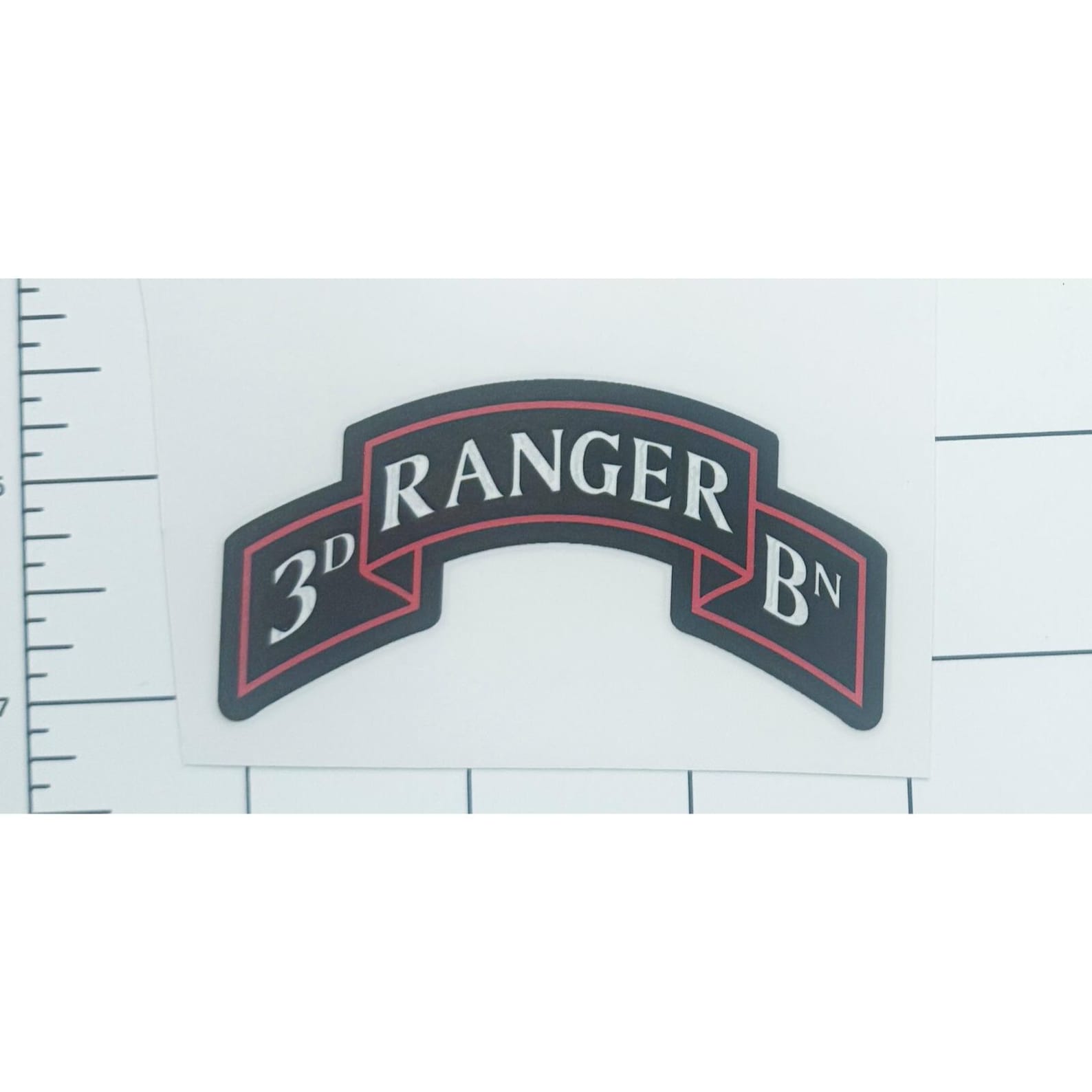 3rd Bn 75th Ranger Regiment Scroll, Perma-sticker, Full Color, 3/75 - Etsy
