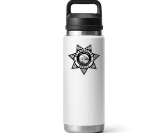 YETI Rambler 26oz | Cape Taupe | Chug Cap | Las Vegas Metro Police | NWT | Free Shipping