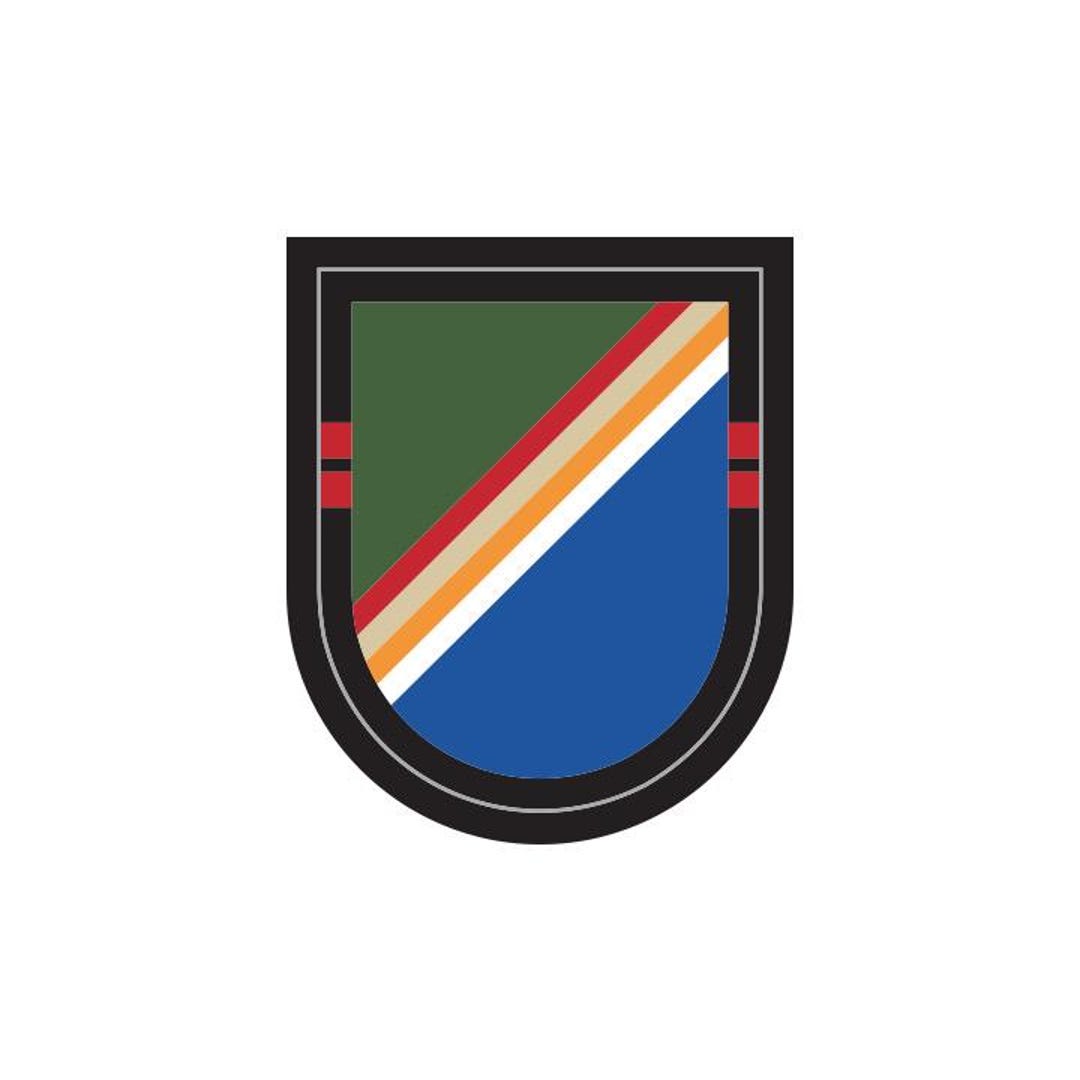 2nd Bn 75th Ranger Regiment Flash, Perma-sticker, Full Color, 1/75 - Etsy