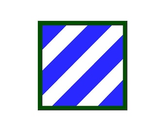 3rd Infantry Division Patch | UV Resistant Sticker, Decal | Full Color | Free Shipping