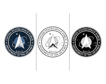 US Space Force Seal | UV Resistant Sticker, Decal | Multiple Variations | Free Shipping