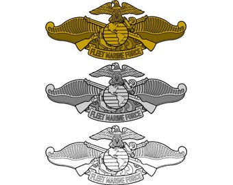 Fleet Marine Force | UV Resistant Sticker, Decal | Multiple Variations  | Free Shipping