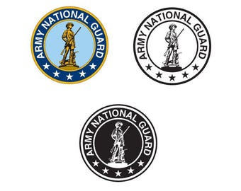 Army National Guard | UV Resistant Sticker, Decal | Multiple Variations | Free Shipping