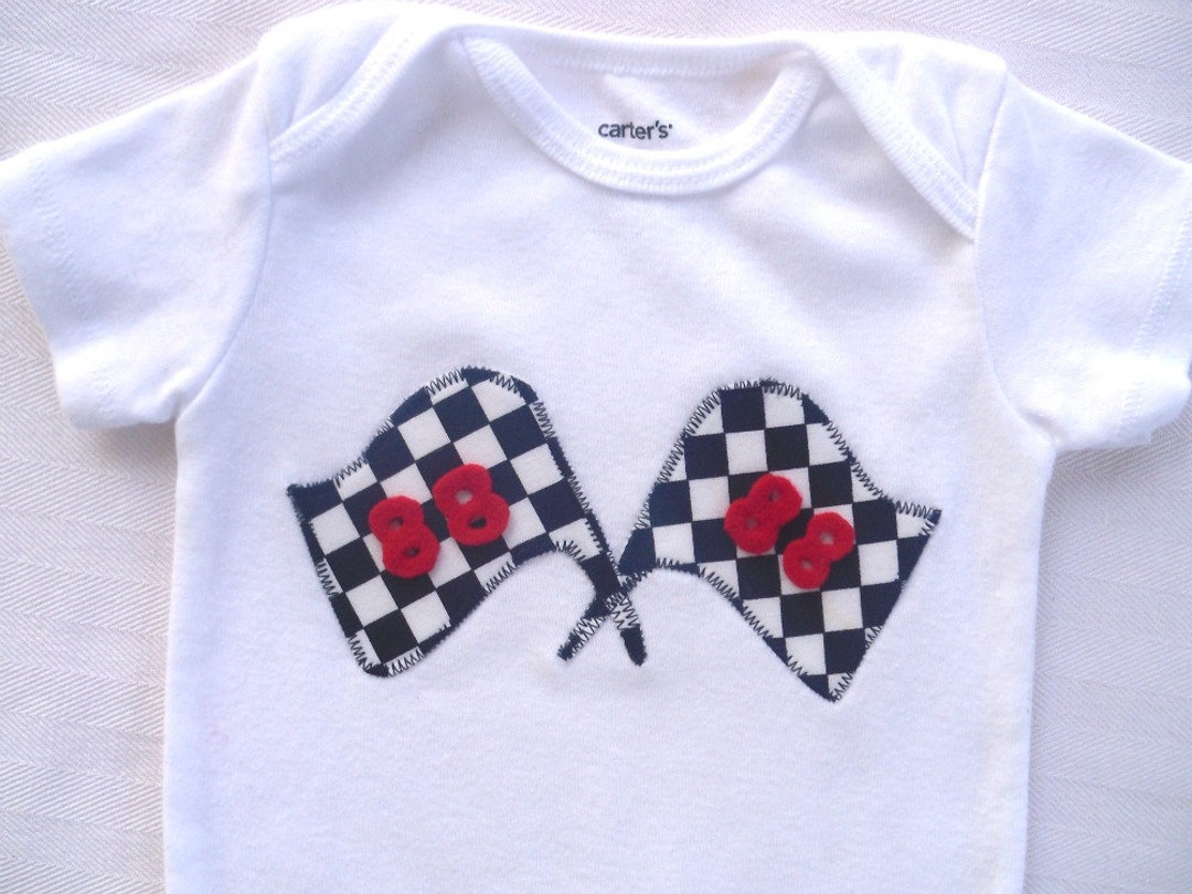 Racing Bodysuit / Race Flags / Your Choice of Numbers Etsy