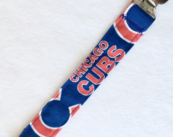 Pacifier Clip / Chicago Cubs