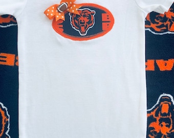 Chicago Bears Bodysuit or Tshirt with or without bow