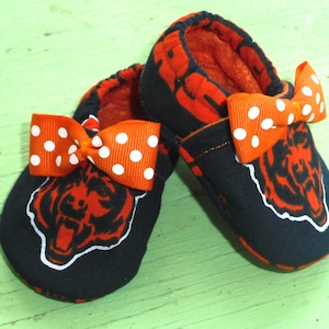 Baby Shoes/ Bears Crib Shoes / Baby Girl