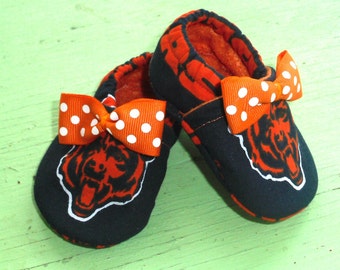 Baby Shoes/ Bears Crib Shoes / Baby Girl