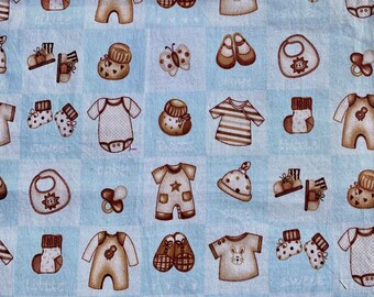 Baby vintage look fabric