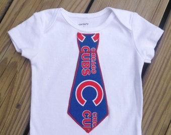 Chicago Cubs Baby Toddler / Tie Bodysuit