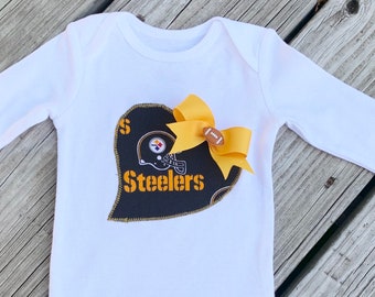 Pittsburgh Steelers Bodysuit or Toddler tshirt