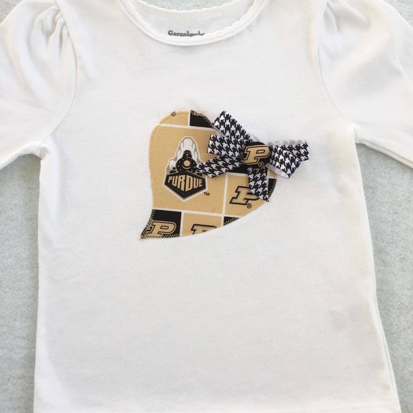 Purdue Boilermaker Shirt or bodysuit / toddler / Girls/baby girls