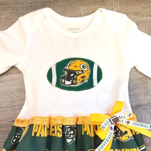 green bay packers maxi dress Oversized Vintage Packers Long sleeve T-shirt Mini Dress – Fioregb main image 0