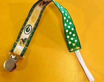 Pacifier Clip / Green Bay Packers